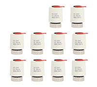 YANGC AC 230V Normalmente Chiuso NC M28x1.5mm Attuatore Termico Elettrico for Riscaldamento a Pavimento TRV Valvola Termostatica Del Radiatore(10 Piece White)