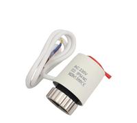 YANGC AC 230V Normalmente Chiuso NC M28x1.5mm Attuatore Termico Elettrico for Riscaldamento a Pavimento TRV Valvola Termostatica Del Radiatore(1 Piece White)