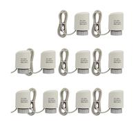 YANGC Attuatore termico elettrico M30x1.5 normalmente chiuso normalmente aperto 230 V for riscaldamento a pavimento Valvola termostatica for radiatore TRV(10 Pcs 230V NO White)
