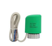 YANGC Attuatore termico elettrico M30x1.5 normalmente chiuso normalmente aperto 230 V for riscaldamento a pavimento Valvola termostatica for radiatore TRV(1 Pcs 230V NO Green)