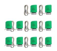 YANGC Attuatore termico elettrico M30x1.5 normalmente chiuso normalmente aperto 230 V for riscaldamento a pavimento Valvola termostatica for radiatore TRV(10 Pcs 230V NC Green)