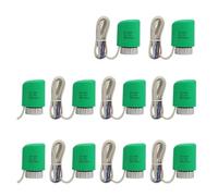 YANGC Attuatore termico elettrico M30x1.5 normalmente chiuso normalmente aperto 230 V for riscaldamento a pavimento Valvola termostatica for radiatore TRV(10 Pcs 230V NO Green)