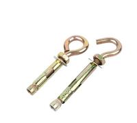 YANGC Gancio Espansione Occhio M6-M16 Colore Acciaio Zincato | Ganci for lampada a sospensione con bullone ad anello(Ring,M12x200(1pcs))