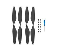 YANGC Pezzi di ricambio for pale dell'elica for PC Sostituzione ventole for ali di droni con accessori for viti e cacciaviti for D-JI Mini 3(Silver)