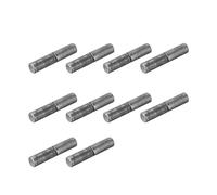 YANGC Set da 10 cerniere cilindriche saldate for porte, 32x8/37x9/53x16 mm, perno in acciaio for cerniera maschio-femmina, for porte e finestre.(53 x 16 mm)