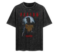 YANGDUJUN Carlito'S Way Pachino Retro Gangster Movie Mens T-Shirt Casual Cotton Unisex Black Tees Tops L