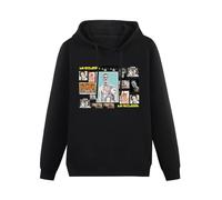 YANGDUJUN Die Antwoord Mens Hoodies Casual Cotton Unisex Black Sweatshirts L