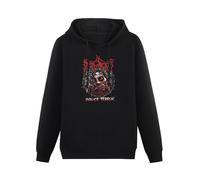 YANGDUJUN Dying Fetus Induce Terror Mens Hoodies Casual Cotton Unisex Black Sweatshirts XL