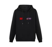 YANGDUJUN Fabio Quartararo Racing Motorcycle Rider Mens Hoodies Casual Cotton Unisex Black Sweatshirts L