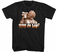 YANGDUJUN How Bout 5 Cross Yo Lip Sanford Son Mens T-Shirt Casual Cotton Unisex White Tees Tops L