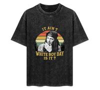 YANGDUJUN It Aint White Buy Day Is It Spivey True Romance Movie Mens T-Shirt Casual Cotton Unisex Black Tees Tops M