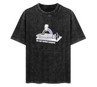 YANGDUJUN It's Not Rocket Surgery Science Retirement Mens T-Shirt Casual Cotton Unisex Black Tees Tops L