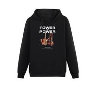 YANGDUJUN Tower of Power What Is Hip Mens Hoodies Casual Cotton Unisex Black Sweatshirts 3XL