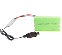Yangers 9,6v 2400mah Batteria NI-MH Batterie ricaricabili RC Connettore Mini Tamiya con set di caricabatterie USB per RC Auto fuoristrada Camion Jumper Veicolo Drift Monster Toys