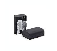 Yangers Batteria sostitutiva LP E6 (2 pezzi) Batteria al litio Li-on grande capacità 2600mAh Ricaricabile per fotocamera Canon EOS 5D4 80D 5D2 5D3 70D 6D 60D 7D 7D2 5DS 5DRS