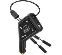 Yangers DJI Mavic 2 Zoom/PRO Caricabatteria da Auto, Adattatore Caricabatterie da Auto 3 in 1 per Due DJI Mavic 2 Zoom/Batteria PRO + 1 Telecomando (Nero)