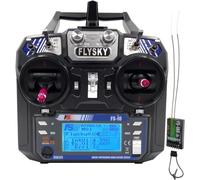 Yangers Flysky FS I6 AFHDS 2 A 6 canali trasmettitore + ricevitore radio FS IA6 2 GHz + ricevitore FS IA6 sistema radio per RC auto da corsa barca elicottero giocattoli