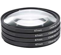 Yangers Set di filtri per fotocamera DSLR con obiettivo macro (+ 1, + 2, + 4, + 10 ingrandimenti) con custodia (67 mm)