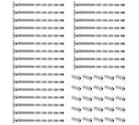 Yangfei 50 Pezzi Viti M4x60mm per Maniglia della Porta viti di fissaggio per maniglie in Placcato Nickel M4 Vite di Collegamento con Manicotto di Collegamento Maschio a Femmina