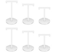 Yangfei 6 Pezzi Porta Orecchini Espositore per Orecchini Gioielli Espositore a Forma di T Acrilico Supporto per Orecchini Pendenti per Espositore per gioielleria Casa(Altezza: 8.5cm/10cm/12.5cm)