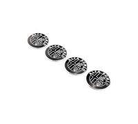 YANGFEIYA 4 Pezzi Sticker Centro Ruota per Alfa Romeo Mito GT 147 155 156 159 Giulietta Spinne Giulia Brera 56mm, Auto Emblema Coprimozzo Ruota Centrale Coprimozzo Copri Badge Logo Adesivo,50MM