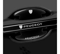 YANGFEIYA 8 Pezzi Protezione Maniglie Auto per Peugeot 3008 III SUV 2023-2024, Anticollisione Pellicola Protettiva per Maniglia della Portiera dell'Auto,A