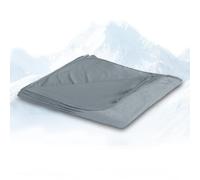 Yanghad Coperta Rinfrescante in Fibra Leggera di Alta Qualità 150x200cm, Coperta Estiva Auto-Rinfrescante con Tecnologia Giapponese Arc-Chill 3.0, Per Letto, Divano e Viaggio (Grigio scuro)
