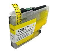 YanglishiOU Cartuccia d'inchiostro for Br-other MFC-J4335DW J4345DW J4535DW J5855DW J5955DW J6555DW J6955DW(LC406XL Y)