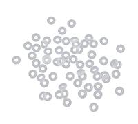 YANGLY Anello di Posizionamento Tappo in Gomma siliconica per Gioielli Clip Lock Spacer Charm Beads Collana Bracciali Lock Spacer Charm Beads