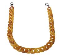 YANGLY Catena in Acrilico/Catena in plastica/Catena Trasparente/Catena per Borsa a Mano/Tracolla a Catena di Ricambio/Set con Fibbie