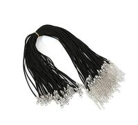 YANGLY Collana con Chiusura Regolabile Corda in Pelle Scamosciata Velluti Leggeri Catena con Cordino Chiusura a moschettone Cordoncino per creazione di collane di Gioielli