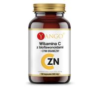 Yango - Vitamina C con Bioflavonoidi e Zinco Organico (90 capsule)