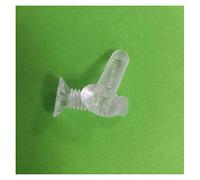 YANGQI yaoqijie 100. 0PCS M2 M3 M4 M5 Testa Piana a Vite a Vite Trasparente a Vite in plastica Vite in policarbonato PC Vite Lasting (Size : M3X16 1000pcs)