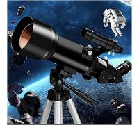 YangRy Entry-Level Astronomical Telescope,telescopes for Astronomy Beginners,Kids Telescope,70mm Aperture 400mm AZ Mount Refractor Telescope,The Good