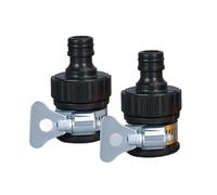 Yangshe 10Pcs Universale Rubinetto Adattatore Plastica Quick Connect | Set di adattatori per rubinetto a connessione rapida per tubo da giardino, lavaggio auto e irrigazione. Misura universale