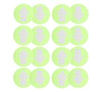Yangshe 25Pcs Riflettente Freccia Segnali di direzione PVC Fluorescente | PVC resistente, impermeabile, frecce fluorescenti ad alta visibilità per una facile guida di direzione in aree esterne e