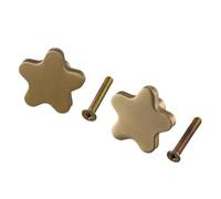 Yangshe Il cassetto spazzolato dell'oro delle manopole d'ottone del Governo della stella tira il