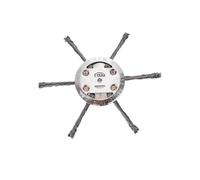 Yangshe Testa decespugliatore in filo di acciaio 1/2/5 pezzi testa universale in filo di acciaio - attacco resistente per tosaerba (B,2 pezzi)