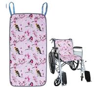 YANGSHINE Cuscino per sedia a rotelle altamente assorbente per incontinenza per anziani, impermeabile, lavabile e riutilizzabile, cuscino antiscivolo con due manici ad anello, 50 x 90 cm, stile