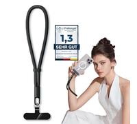YangShion Cordino per cellulare, laccetto per cellulare, laccetti da polso per il cellulare, regolabili universale cordino, laccetto da polso, per custodia del telefono (nero)