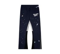 YANGSMEN Classico Dipinto A Mano Graffiti Stampa Splice Cotone Uomo E Donna Pantaloni Lunghi Coppia Pantaloni Casual (Color-3,S)