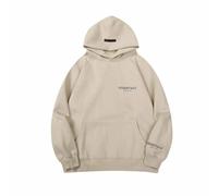 YANGSMEN High Street Chest Letter Print Hoodie Trend Uomo E Donna Sciolto Felpa con Cappuccio Semplice A Tinta Unita Casual Hoodie-Color-2||M