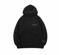 YANGSMEN High Street Chest Letter Print Hoodie Trend Uomo E Donna Sciolto Felpa con Cappuccio Semplice A Tinta Unita Casual Hoodie-Color-1||XL