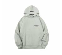 YANGSMEN High Street Chest Letter Print Hoodie Trend Uomo E Donna Sciolto Felpa con Cappuccio Semplice A Tinta Unita Casual Hoodie-Color-5||M