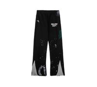 YANGSMEN Pantaloni retrò High Street, Pantaloni Sportivi Graffiti Schizzati di Inchiostro, Pantaloni Sportivi Gamba Dritta Uomo E Donna Casual-Color-4||L