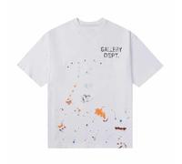 YANGSMEN Trend Estivo Casual Semplice Uomo E Donna A Maniche Corte T-Shirt Confortevole Sport All'aperto Coppia A Maniche Corte T-Shirt-Color-1||L