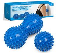 YANGTSUNG Palline Massaggio 2 Palle, Palline Massaggio e Lacrosse Ball, Sfere da Massaggio per Deep Tissue Massaggio, Fisioterapia, Rilascio Miofasciale, Auto-massaggio