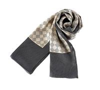 YangtzeStore Sciarpa lunga in satin di seta charmeuse per uomo, 63"x10"