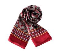 YangtzeStore Sciarpa lunga in seta di raso Charmeuse per uomini, 63"x10"