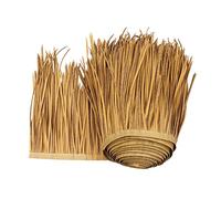 YANGUANG Rotolo di Paglia Piastrelle di Paglia in Plastica PE Tetto di Paglia Decorativo Artificiale Ignifuga e Anti-invecchiamento per Tiki Bar Giardino Patio Gazebo Parete(Size:1m/3.2ft)